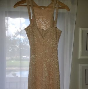 BCX gold dress size s